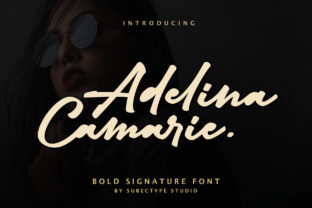 Adelina Camarie Font for Editorial Design and Branding