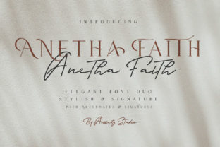 Anetha Faith Duo: A Serif Font for Editorial Design