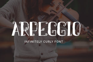 Arpeggio Font: Curly Grunge Style for Campaign Visuals