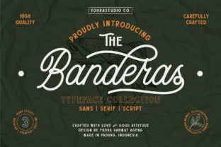 Banderas Font: Vintage Script for Editorial Design