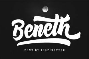 Beneth: A Charming Script Font for Vintage Designs