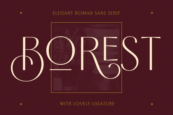 Borest Font: A Romantic Sans Serif for Editorial Design