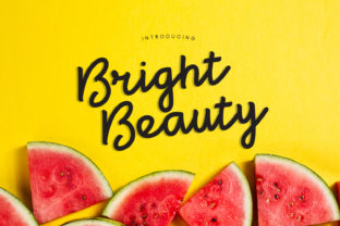 Bright Beauty Font Review for Elegant Editorial Design