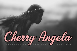 Cherry Angela Script Font for Small Business Branding
