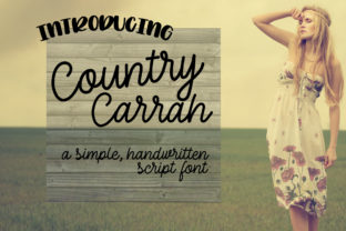 Country Carrah Font Review for Editorial Design