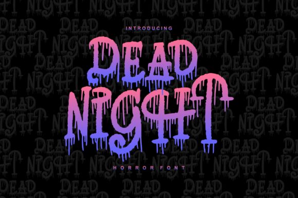 Dead Night Font: Spooky Serif Typography for Web Design