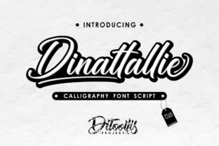 Dinattallie Font Review: Smart Script Handwritten Type