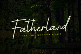 Fatherland Script Font for Authentic Editorial Design