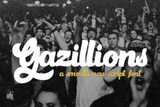 Gazillions Font: Sweet Handwritten Style for Makers