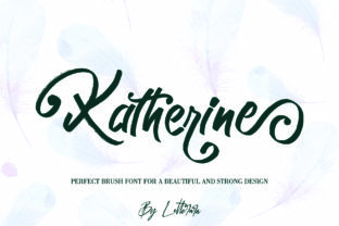 Katherine Font: Textured Brush Script for Campaign Visuals