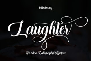 Laughter Font: Elegant Script for Handmade Labels