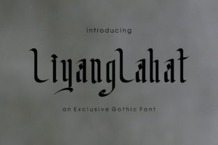 Liyanglahat Font: Modern Blackletter for Small Business Branding