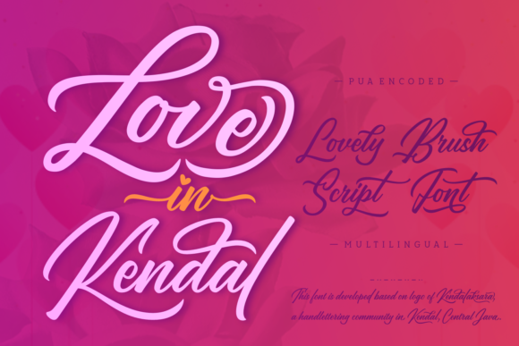 Love in Kendal Font Review for Handmade Crafts