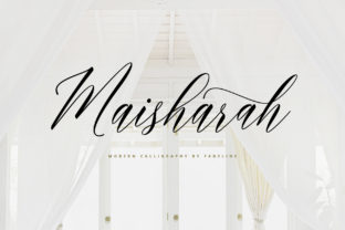 Maisharah Font: Authentic Handwritten Style for Makers