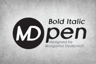 MD Pen Bold Italic Font for Modern Campaign Design