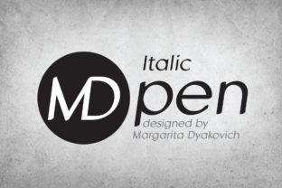MD Pen Italic Font for Elegant Editorial Design