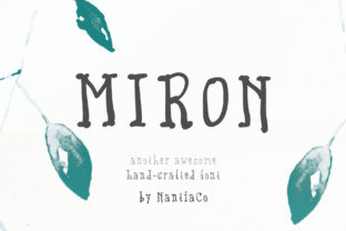 Miron Font Review: Handcrafted Script for Playful Branding
