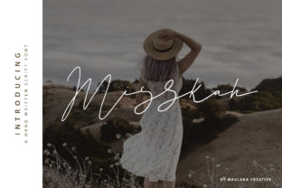 Misskah Font: Elegant Script Typography for Editorial Design