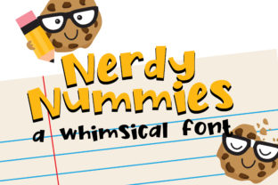 Nerdy Nummies Font for Playful Editorial Design