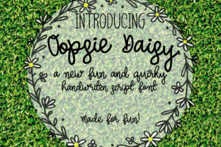 Oopsie Daisy Font: Adding Organic Charm to Editorial Layouts