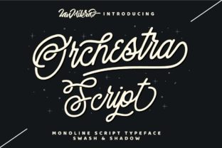 Orchestra Script Font for Elegant Editorial Design