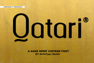 Qatari Font: Modern Sans Serif for Small Business Branding