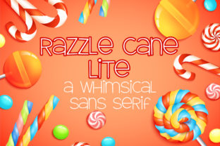 Razzle Cane Lite Font for Small Business Branding