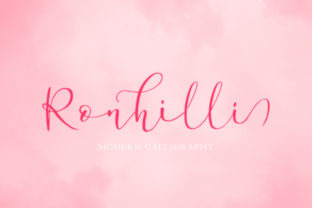 Ronhilli Font: Playful Script Handwritten Typography for Digital Campaigns
