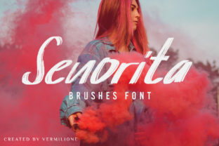 Senorita Font: Bold Brush Typography for Editorial Design