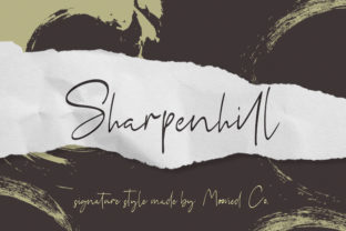 Sharpenhill Font for Authentic Handmade Designs