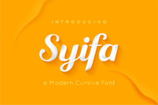 Syifa Script Font Review for Handmade Products
