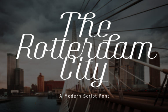 The Rotterdam City Font for Authentic Marketing Design