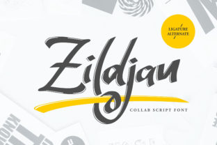 Zildjan Font: Playful Script for Handmade Products